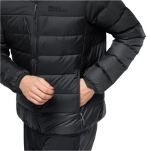 Jack Wolfskin Winter-Daunenjacke DNA Tundra Hoody mit Kapuze (sehr warm, winddicht) phantomgrau Herren